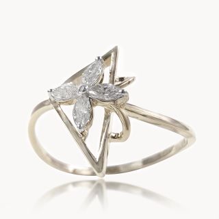 Marquise Bloom Diamond Ring